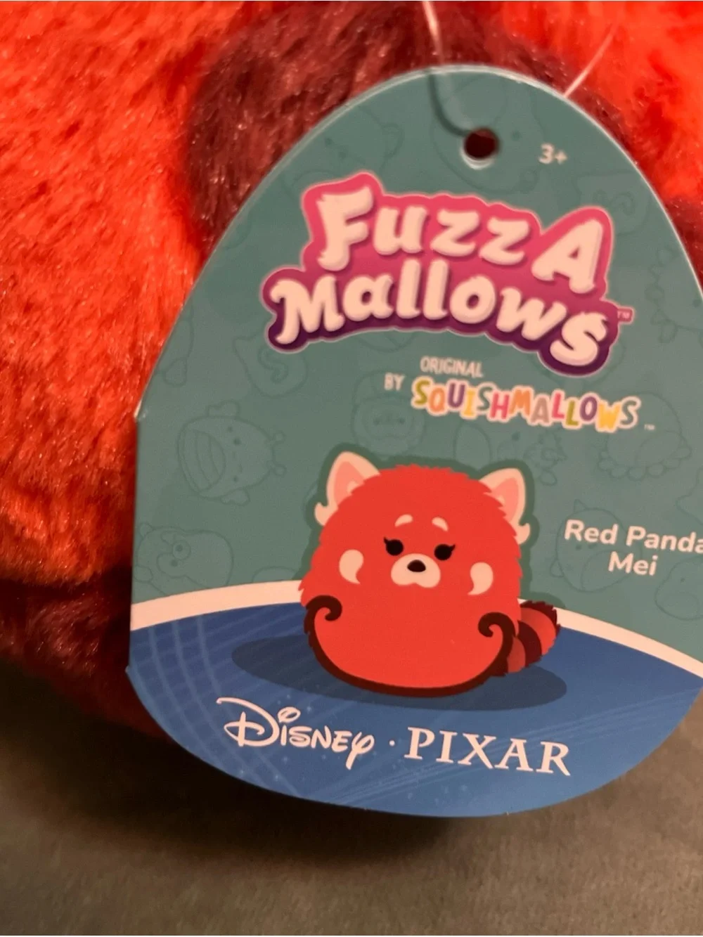 RARE Squishmallow Jazwares 9” Mei Red Panda Turning Red Disney Pixar NWT